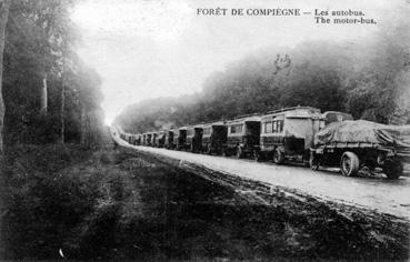Iconographie - Forêt de Compiègne - Les autobus