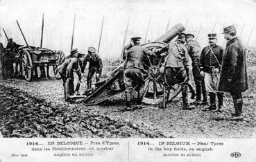 Iconographie - 1914 - En Belgique - Près d'Ypres