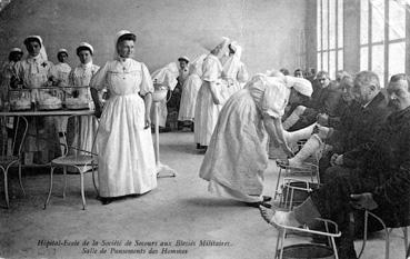 Iconographie - Hôpital-Ecole de la société de secours aux blessés militaires