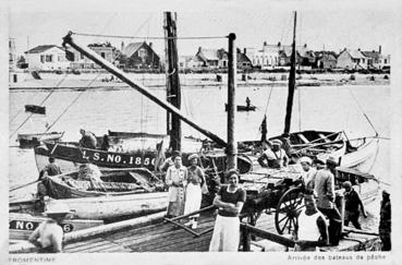 Iconographie - Arrivée des bateaux de pêches à Fromentine