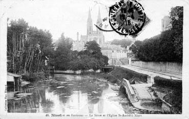 Iconographie - La Sèvre et l'église St-André