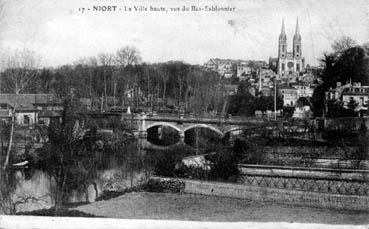 Iconographie - La Ville Haute, vue du Bas-Sablonnier