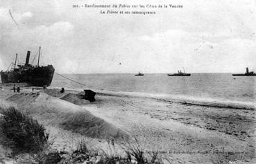 Iconographie - Renflouement du Pobréa sur les côtes de Vendée