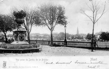 Iconographie - Vue prise du jardin de la Brèche