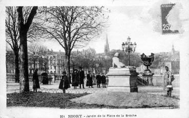 Iconographie - Jardin de la place de la Brèche