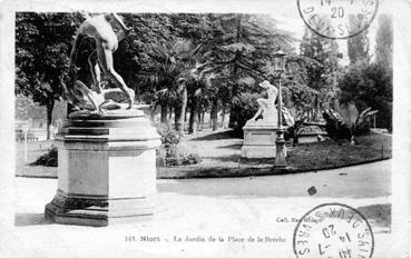 Iconographie - Le jardin de la place de la Brèche