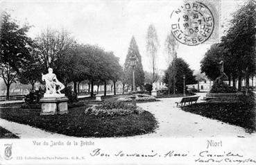 Iconographie - Vue du jardin de la Brèche