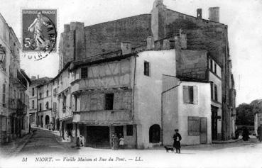 Iconographie - Vieille maison et rue du Pont