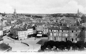 Iconographie - Panorama pris du Donjon vers Saint-Hilaire