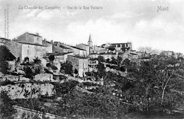 Iconographie - La Chapelle des Carmélites - Vue de la Rue Voltaire