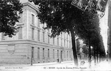 Iconographie - Lycée de jeunes filles, façade