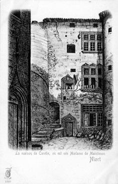Iconographie - La maison de Candie, où est née Madame de Maintenon