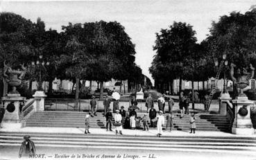 Iconographie - Escalier de la Brèche et Avenue de Limoges