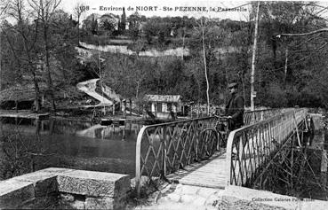 Iconographie - Ste-Pezenne, la Passerelle