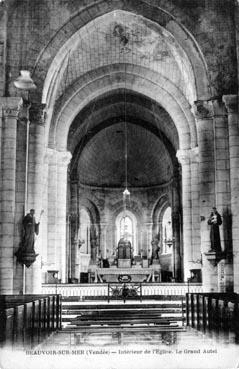 Iconographie - Intérieur de l'église - Le grand autel