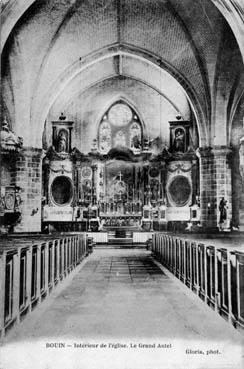 Iconographie - Intérieur de l'église - Le grand autel