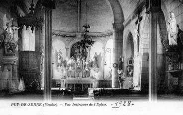 Iconographie - Vue intérieur de l'église