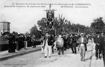 Iconographie - Souvenir du voyage à la Roche-sur-Yon et à Montaigu de M. Clemenceau