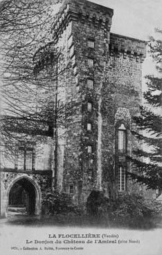 Iconographie - Le Donjon du château de l'Amiral (côté Nord)