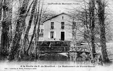 Iconographie - A la grotte du Père de Montfort - Le restaurant de Pierre-Brune