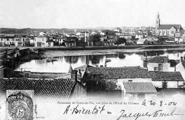 Iconographie - Panorama de Croix-de-Vie, vue prise de l'Hôtel du Château