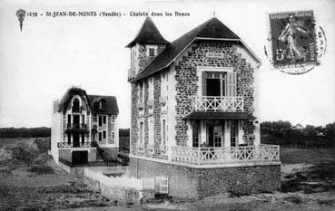 Iconographie - Chalets dans les dunes