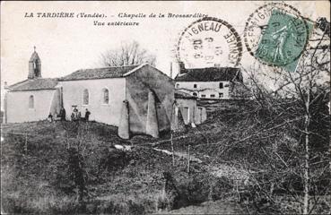 Iconographie - Chapelle de la Brossardière. Vue extérieure