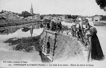 Iconographie - Les bords de la rivière - Entrée du chemin de halage