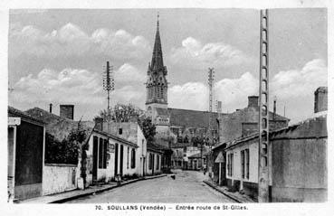 Iconographie - Entrée route de Saint-Gilles