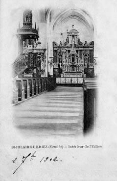 Iconographie - Intérieur de l'église