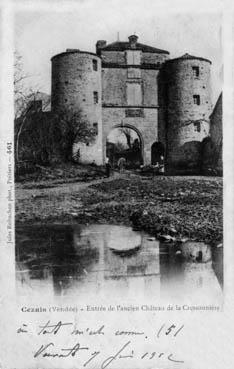 Iconographie - Entrée de l'ancien château de la Cressonnière