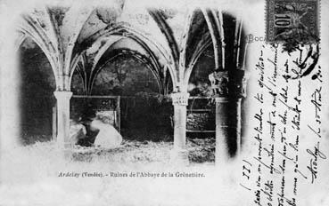 Iconographie - Souvenir du Bocage Vendéen - Ruines de l'abbaye de la Grénetière