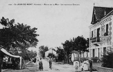 Iconographie - Route de la mer - Les nouveaux chalets