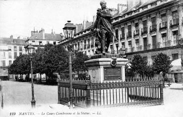 Iconographie - Le cours Cambronne et la statue