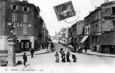 Iconographie - Rue de la gare