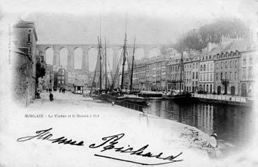 Iconographie - Le viaduc et le bassin à flot