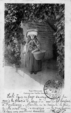 Iconographie - Type Oléronnais - Costume de vieille femme