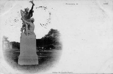 Iconographie - Rennes - Statue du Jardin Public