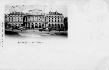 Iconographie - Rennes - Le théâtre