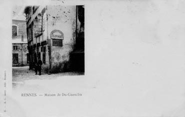 Iconographie - Rennes - Maison de Du-Guesclin