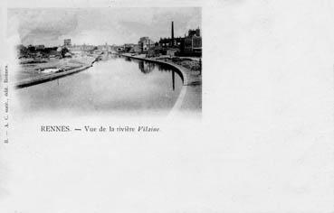 Iconographie - Vue de la rivière Vilaine