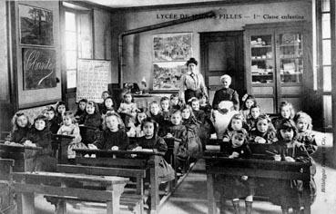 Iconographie - Lycée de jeunes filles - 1ere classe enfantine