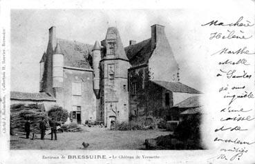 Iconographie - Environs de Bressuire - Le château de Vermette