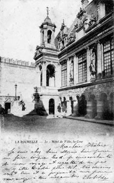 iconographie - Hôtel de Ville, la cour