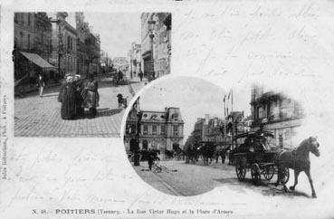 Iconographie - La rue Victor Hugo et la place d'Armes