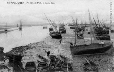 Iconographie - Flotille de pêche à marée basse