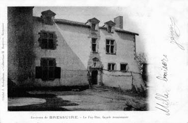 Iconographie - Environs de Bressuire - Le Puy-Blin, façade renaissance