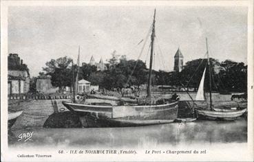 Iconographie - Le port - Chargement du sel