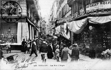 Iconographie - Toulon - La rue d'Alger