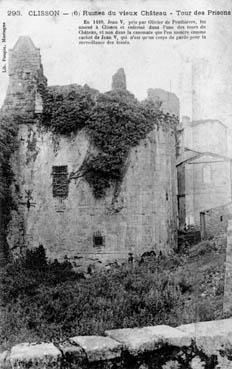 Iconographie - Ruines du Vieux Château, Tour des prisons